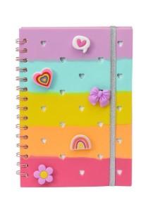 Σημειωματάριο holographic 15,5x21 cm. Moses με charms