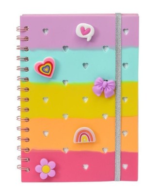 Σημειωματάριο holographic 15,5x21 cm. Moses με charms