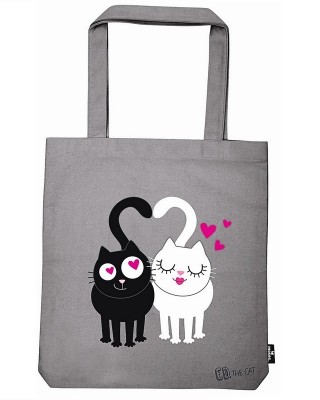 Ed The Cat in Love υφασμάτινη τσάντα