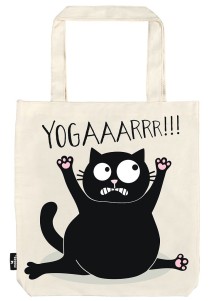 Moses Τσαντα απο οργανικό βαμβάκι - Cat Yoga