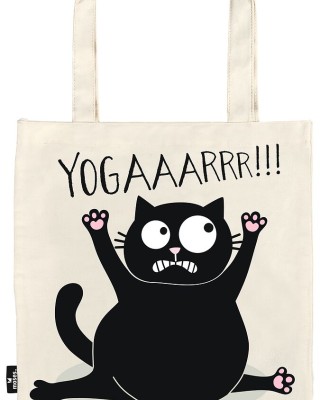 Moses Τσαντα απο οργανικό βαμβάκι - Cat Yoga