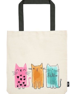 Moses Τσαντα απο 100% βαμβάκι - Cats