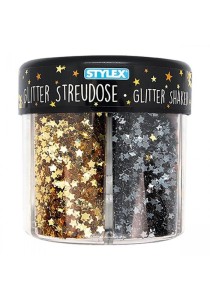 Glitter Αλατιέρα Αστέρια & Καρδιές 6 Σχεδίων 60gr.