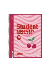 Τετράδιο σπιράλ Α4 Fruity love 80φ /90gr