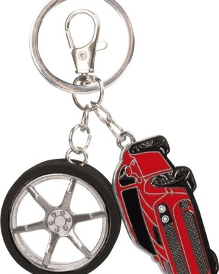 Fast Wheels μπρελόκ ρόδα + αυτοκίνητο