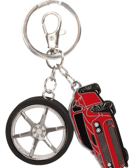 Fast Wheels μπρελόκ ρόδα + αυτοκίνητο