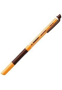 Stabilo Στυλό Rollerball Pointvisco 0.5mm καφε με καπάκι