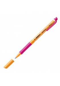 Stabilo Στυλό Rollerball Pointvisco 0.5mm ροζ με καπάκι