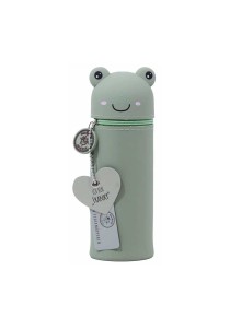 Κασετίνα Μολυβοθήκη Σιλικόνης Lulubug Frog Franky