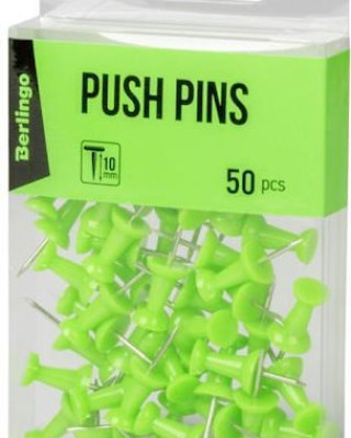 Berlingo Πινεζες Πινακα Ανακοινωσεων 50 Τμχ Λαχανι