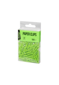 Berlingo συνδετήρες μεταλλικοί με vinyl χρώμα 28mm, 100τμχ - Λαχανί