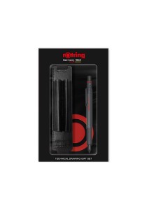 Σετ δώρου με Rotring 600 Μηχανικό Μολύβι Σχεδίου Μεταλλικό 0.5mm Γκρι σκούρο