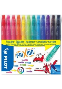 Σετ μαρκαδόροι που πλένονται Pilot FriXion - 12 χρώματα