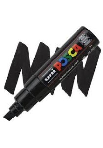 Posca Μαύρος Μαρκαδόρος Large 8mm