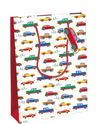 Σακούλα δώρου 26.5*14*33εκ. - Cars