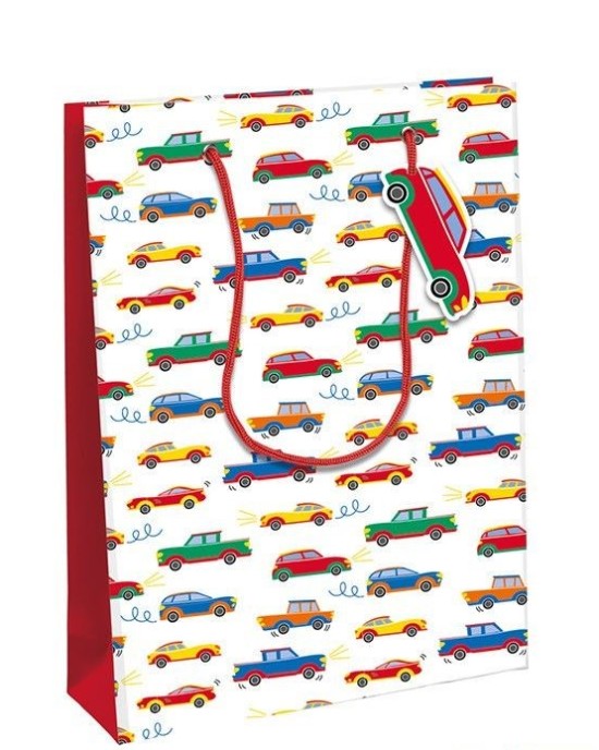Σακούλα δώρου 26.5*14*33εκ. - Cars