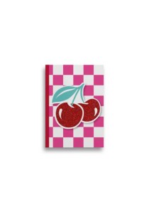 Σημειωματάριο α5 δετό ριγέ 50φ cherries