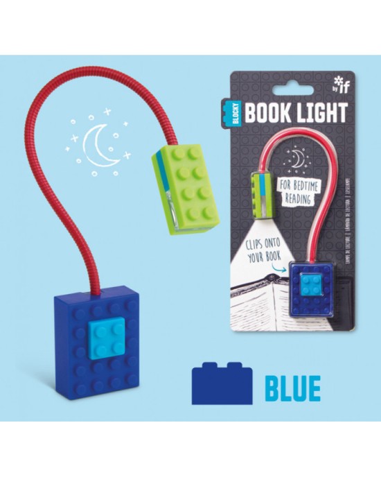 Φακός Βιβλίου If Blocky Blue