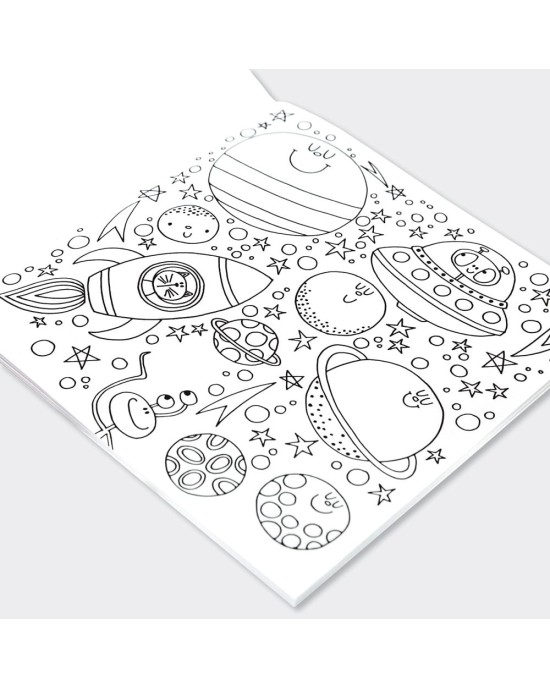 Βιβλίο ζωγραφικής Rachel Ellen Designs - Space adventure