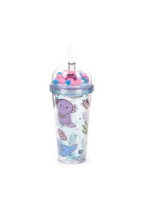 Κούπα με Καλαμάκι 500 ml - Axolotl