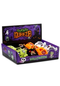 Squeezies Spooky Monster, Ghost, Bat, Pumpkin 