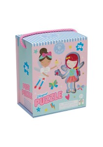 Floss & Rock Παζλ με Σχήμα Raibow Fairy 30τμχ.