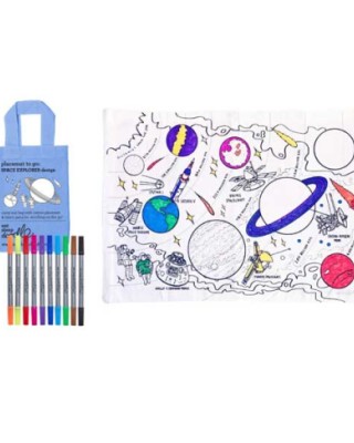 Σουπλά Χρωματισμού Eat Sleep Doodle Space Explorer