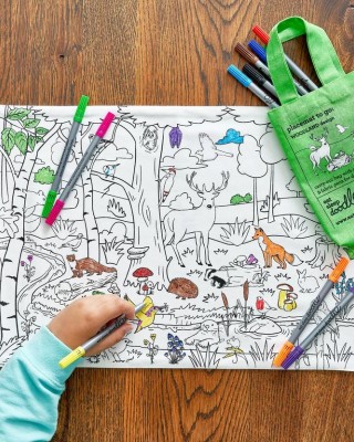 Σουπλά Χρωματισμού Eat Sleep Doodle woodland