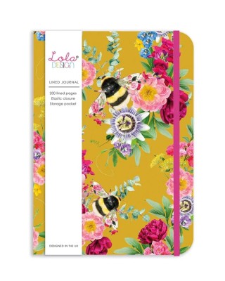 Hardback Bee Journal with Elastic Closure