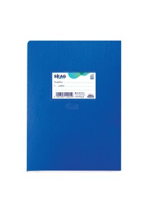 Τετράδιο Μπλε Super Ριγέ-Λευκό 17x25 50φ