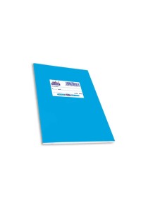 Τετράδιο πλαστικό ΔΙΕΘΝΕΣ Super ριγέ γαλάζιο - 50 φύλλων