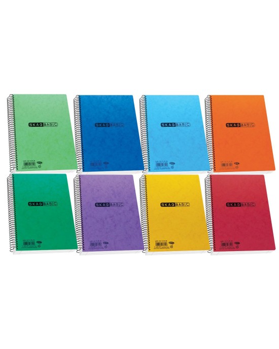 Τετράδιο σπιράλ Skag Basic 17x25 - 3 θεμάτων
