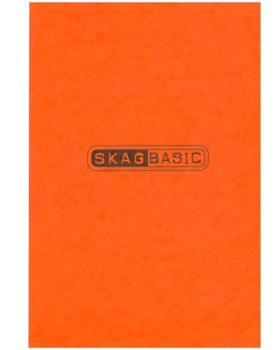 Τετράδιο SKAG Basic καρφίτσα Α4 - ριγέ/40 φύλλων