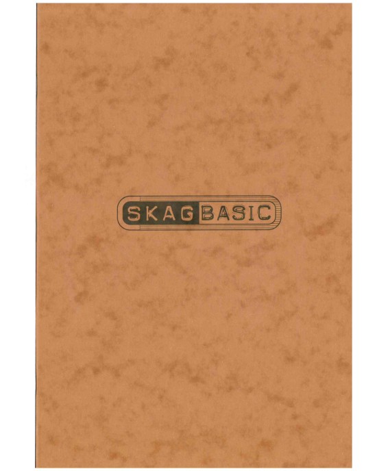 Τετράδιο SKAG Basic καρφίτσα Α4 - ριγέ/40 φύλλων