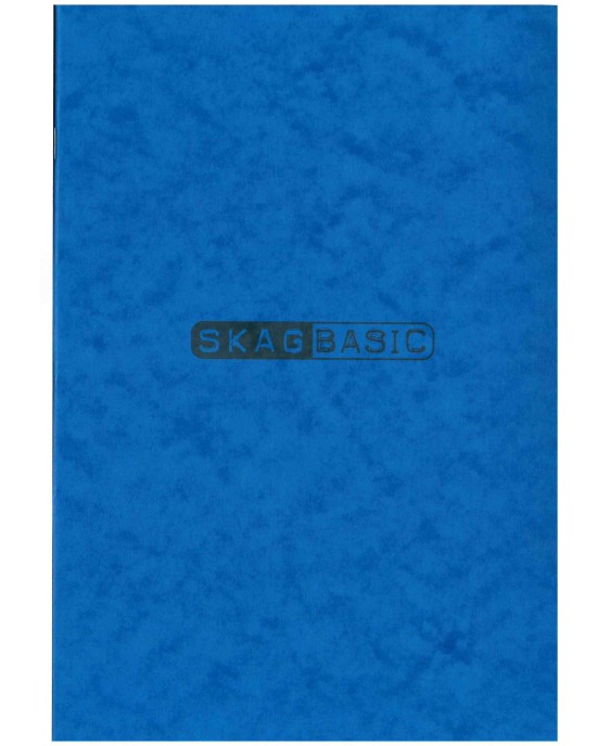Τετράδιο SKAG Basic καρφίτσα Α4 - ριγέ/40 φύλλων