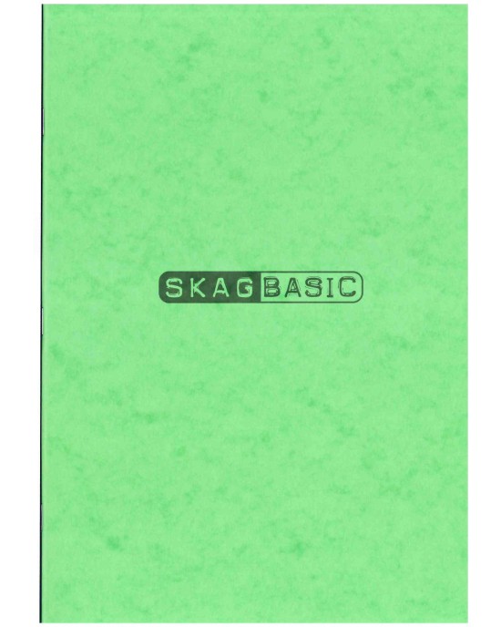 Τετράδιο SKAG Basic καρφίτσα Α4 - ριγέ/40 φύλλων