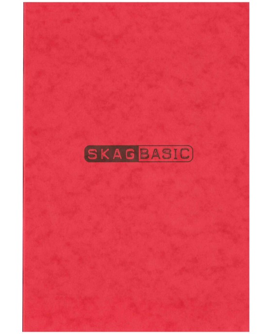 Τετράδιο SKAG Basic καρφίτσα Α4 - ριγέ/40 φύλλων