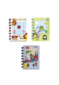 Τετράδιο με αφρώδες εξώφυλλο και collect pins