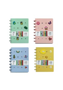 Τετράδιο με αφρώδες εξώφυλλο και collect pins