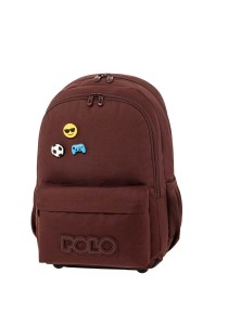ΣΑΚΙΔΙΟ POLO PINS - BROWN