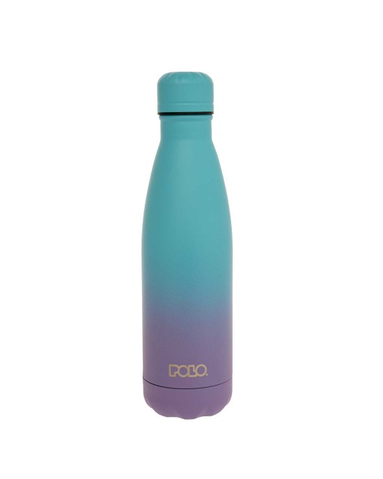 Θερμός ανοξείδωτος Polo 500ml - Ombre Purple & blue