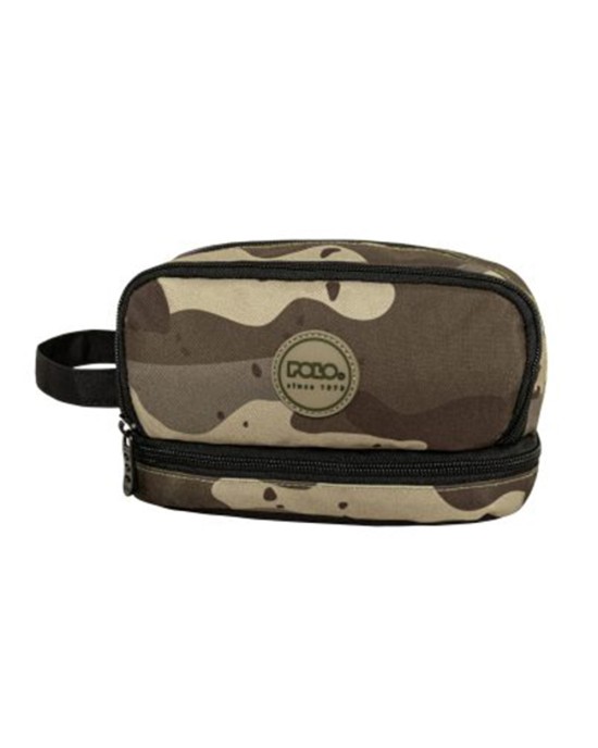 Polo Κασετίνα Τριπλή Handle Camo Χακί 