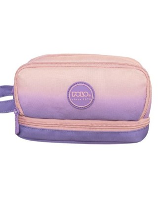 Polo Κασετίνα Τριπλή Handle pink/purple