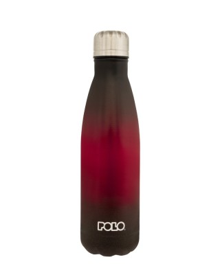 Θερμός Polo Stainless Steel 0,50ltr Μαύρο/Κόκκινο