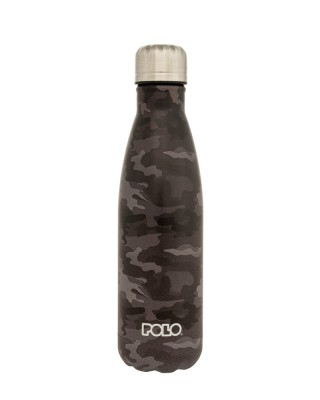Θερμός Polo Stainless Steel 0,50ltr Degrade Army Μαύρο