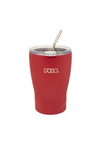 Polo Κούπα Θερμός Ανοξείδωτο με Καλαμάκι 350ml (4100)
