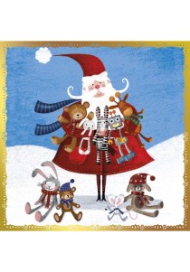 Χριστουγεννιάτικη κάρτα 13.5*13.5cm