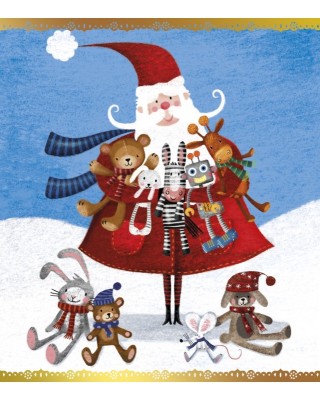 Χριστουγεννιάτικη κάρτα 13.5*13.5cm