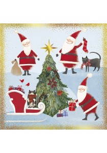 Χριστουγεννιάτικη κάρτα 13.5*13.5cm