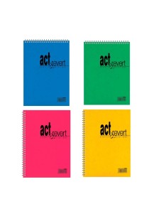 Σημειωματάριο Σπιράλ 10x14 Ριγέ Act Διάφορα Χρώματα